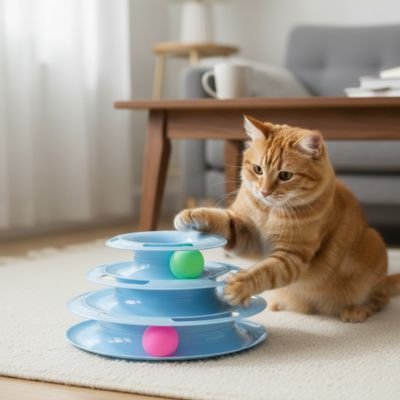 jouet pour chat en toute securite