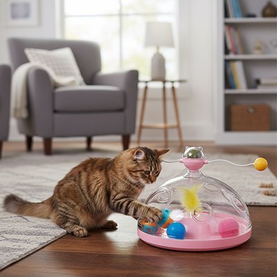 Jouet pour Chat Interactif | Instinct Chasseur - Royaumedechat.com