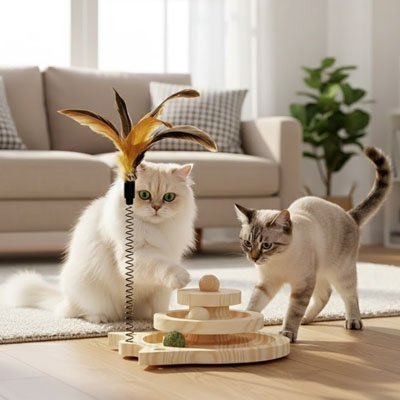 jouet pour chat le bonheur 