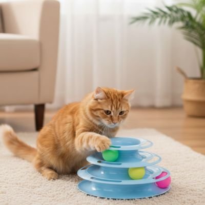 jouet pour chat tour compact